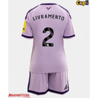 Newcastle United Tino Livramento #2 Echipament de Fotbal Replică 2026-27 Copii Treilea (+ Șorturi)